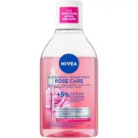 Nivea Rose Care Micellair Water voor Gezicht & Ogen - met Bio Rozenwater & Serum - Cleanser - Make up Remover - Reinigingswater- 400ml