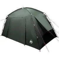 vidaXL Huisje Tent met dak Leger Groen 300 x 210 x 156 cm Polyester