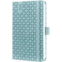 Sigel weekagenda Flair 2026 - formaat A6 - Sky Blue - hardcover - SI-J6112