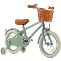 Banwood kinderfiets 14 inch forest groen Unisex