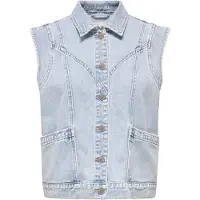 ONLY Bodywarmer 'ONLKennedy' blauw denim