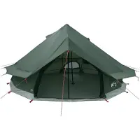 vidaXL Tipi Tent Leger Groen 700 x 700 x 395 cm Polyester en Staal