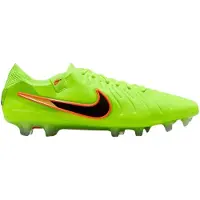 Nike Tiempo Legend 10 Elite Gras Voetbalschoenen (FG) Neongeel Zwart Oranje
