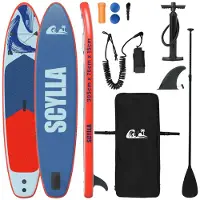 vidaXL Opblaasbare Stand Up Paddle Board SCYLLA 305 x 76 x 15 cm Blauw