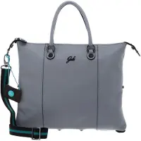 Gabs Leren schoudertas G3 Plus TG Bull Black Shoulder Bag Rugiada blauwgrijs