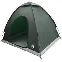 vidaXL Kamperen tent met dak Leger Groen 190 x 140 x 105 cm