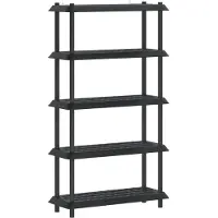vidaXL Plankenunit 5-laags 100 x 40 x 177 cm PP Antracietkleurig