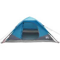 vidaXL Directe Tent Blauw 305 x 215 x 140 cm Polyester en Staal