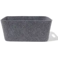 HEMA Opbergmand 25x33x14cm M Vilt Grijs