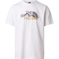 The North Face Shirt 'Mountain Line' beige / donkerblauw / grijs / wit