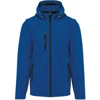 Kariban 3-laagse uniseks softshelljas met afneembare capuchon en mouwen K422