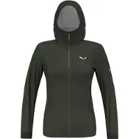 Salewa Puez Aqua Khaki Waterdicht Damesjack || Maat: M