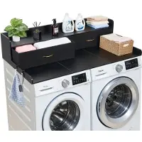 Vevor Werkblad voor wasmachine en droger (137 x 69,9 cm) met plank