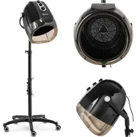 Physa Haardroger met helm, professioneel model, met ionisatie, staand model, 70°C, 1000W - zwart