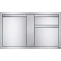 Napoleon Grills Inbouwdeur en afvalkast combinatie groot (115x71 cm) Napoleon Grill
