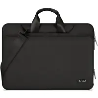 Tech-Protect Pocket MacBook 13 / 14 Inch Sleeve Laptop Tas Zwart
