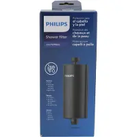 Philips AWP1775BK/10 Inline-douchefilter, zwart