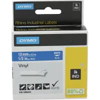 Dymo Tape 1805243 Zwart op blauw (12 mm)