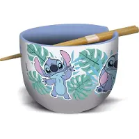 Stor Lilo & Stitch Ramen Bowl met Chopsticks Stitch Aloha Kitchen- and Tableware