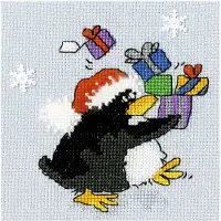 Bothy Threads Kerstkaart borduren telwerk