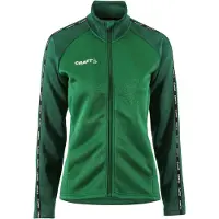 Craft Trainingsjack Women Squad 2.0 Full Zip Team Green Ivy-XS