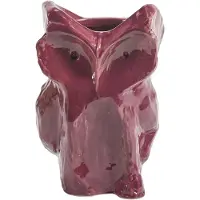 Serax After Midnight Owl Vase M - Vazen Steengoed Aubergine - B7325002-405