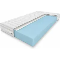 Efko - Koudschuim Matras 90x200 – Omkeerbaar – 7 Zone Orthopedisch – 20 cm – Anti-Allergisch – Afritsbare Wasbare Hoes – OEKO-TEX