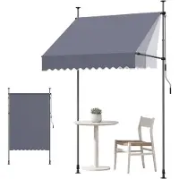 OEM Klemzonnescherm 150 cm