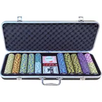 Buffalo Pokerset DLX 500 Chips 14 gr Value Value pokerset DLX 500 chips unisex