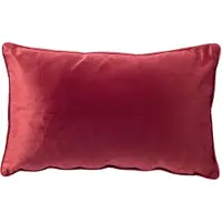Dutch decor FINN - Sierkussen 30x50 cm - velvet - lendekussen - Merlot - rood - Inclusief binnenkussen - Luxe kussens voor woonkamer & bank