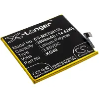 123accu Motorola KG40 accu (3.85 V, 3800 mAh, huismerk)
