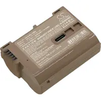 123accu Nikon EN-EL15 accu met met USB-C oplaadpoort (7 V, 2050 mAh, huismerk)