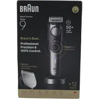 Braun Baardtrimmer Series 9 BT9560 +12 Tools - 52 Lengtes - ProBlade - Chroom
