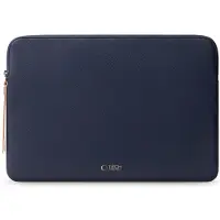 TechProtection Fleece MacBook 13 / 14 Inch Sleeve Blauw
