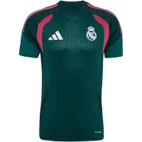 Adidas Real Madrid Trainingsshirt 2026-2027 Donkergroen Roze Wit