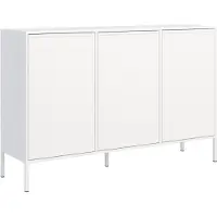 Selsey Velveto - Dressoir met 3 deuren, Wit, 150 cm