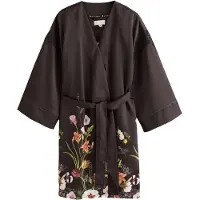 Ted Baker Badjas kort chocoladebruin / groen / lichtlila / oranje