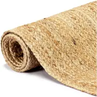 vidaXL Vloerkleed handgemaakt 160x230 cm jute naturel