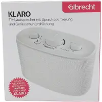Albrecht Klaro: Televisie luidspreker