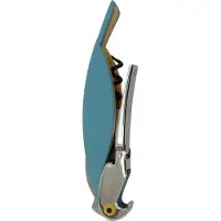 Alessi Parrot design kurkentrekker blauw
