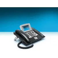 Auerswald COMfortel 2600 ISDN-systeemtelefoon Antwoordapparaat, Headsetaansluiting Touchscreen Zwart, Zilver