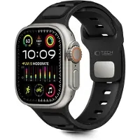 Tech-Protect Icon Apple Watch 49 / 46 / 45 / 44 Mm Bandje Zwart