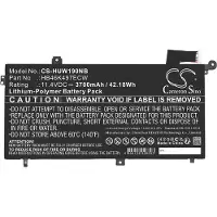 123accu Huawei HB46K497ECW accu (11.4 V, 3700 mAh, huismerk)