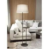 Emibig Vloerlamp Hotel LIGHTING, zwart, Woon-/ Eetkamer, metaal, Modern, vloerlamp