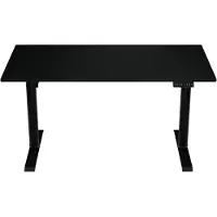 AROZZI Arena Nordico Elektrisch Zit-Sta Bureau - 140 cm - Zwart