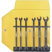 Bernstein 6-750 Dubbele steeksleutelset 6-delig Sleutelbreedte (metrisch) 3 - 10 mm