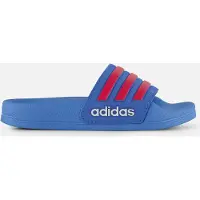 Adidas Strand-/badschoen 'Adilette Shower' hemelsblauw / rood / wit