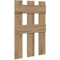 vidaXL Wandgemonteerde kapstok Muurmontage Artisan Eiken Bewerkt hout