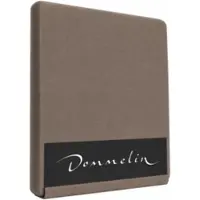 Dommelin Topper Hoeslaken 10-14 cm Nootmuskaat (Satijn 300TC)-100 x 210 cm