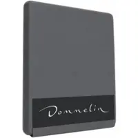 Dommelin Topper Hoeslaken 10-14 cm Olifantgrijs (Satijn 300TC)-200 x 220 cm